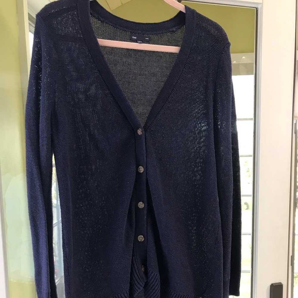 Navy GAP Cardigan